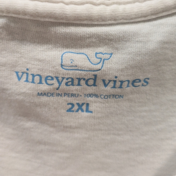 Vineyard Vines Men's White Long Sleeve Shirt - Picture 4 of 6